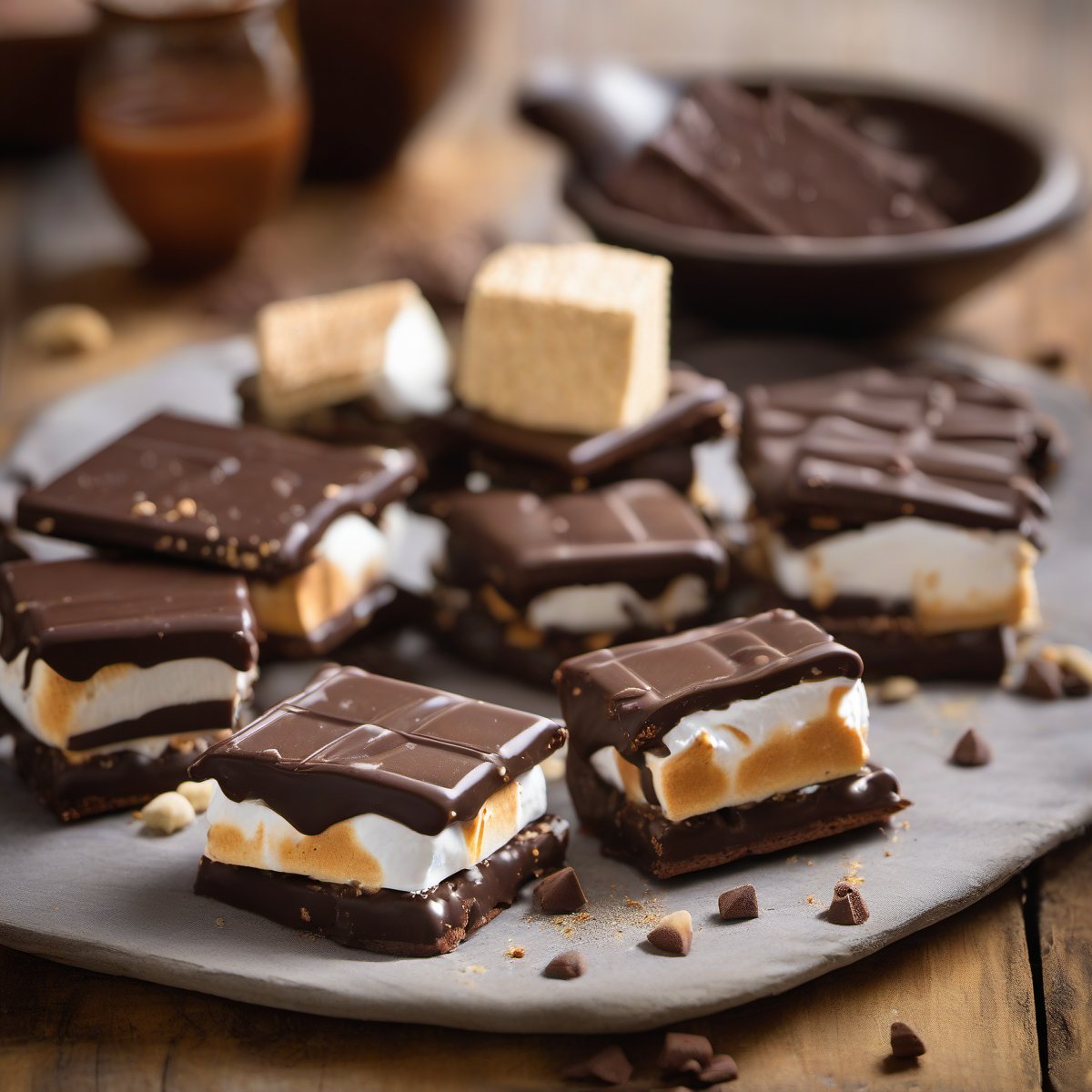 Chocolate Covered S'mores — Fresh homemade recipe photo