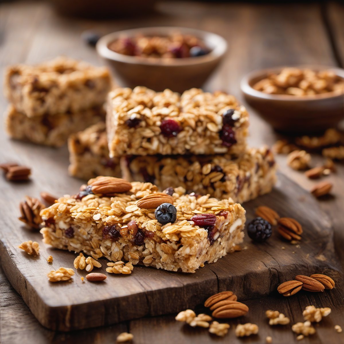 Granola Bars — Fresh homemade recipe photo