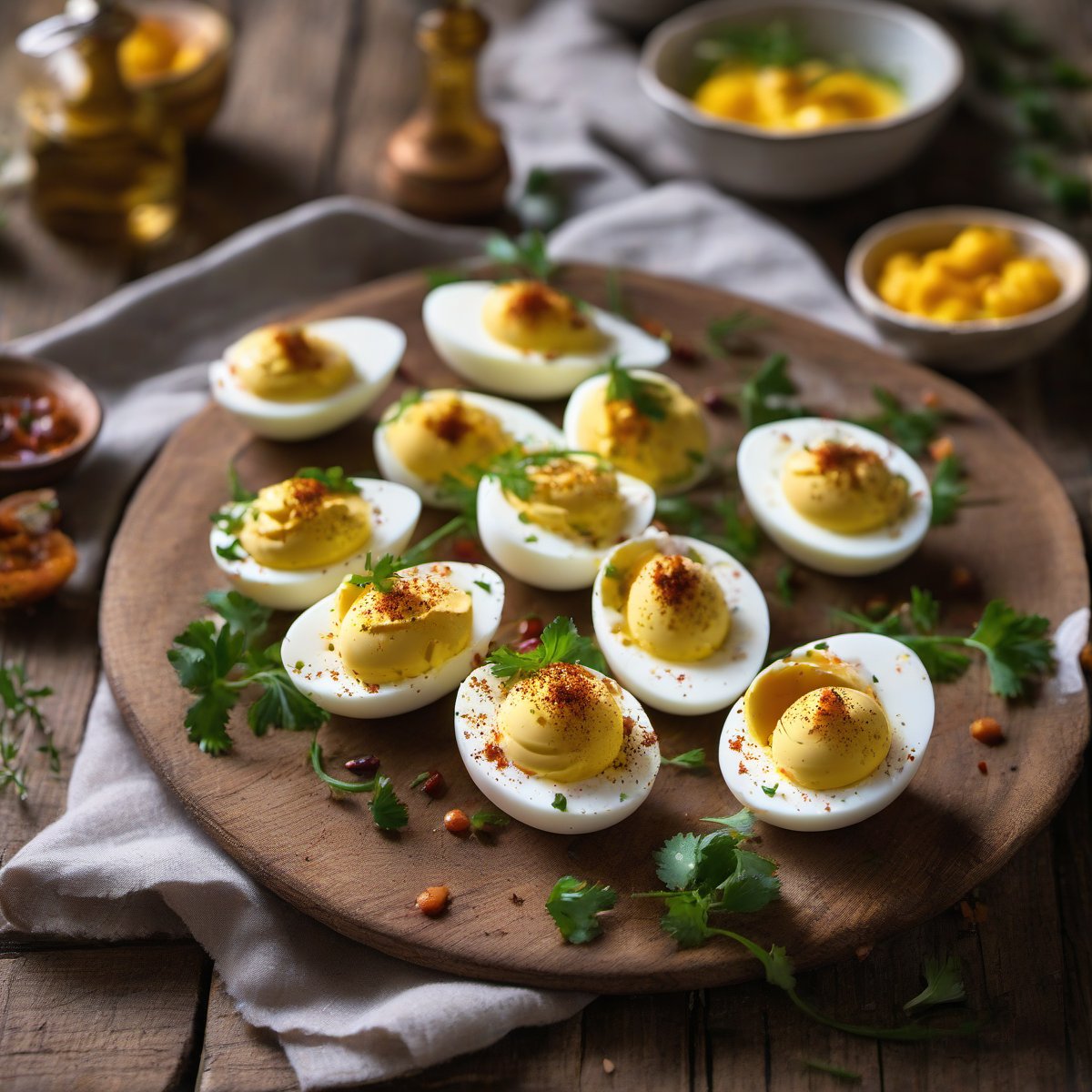 Middle Eastern Deviled Egg Recipe — Fresh homemade recipe photo