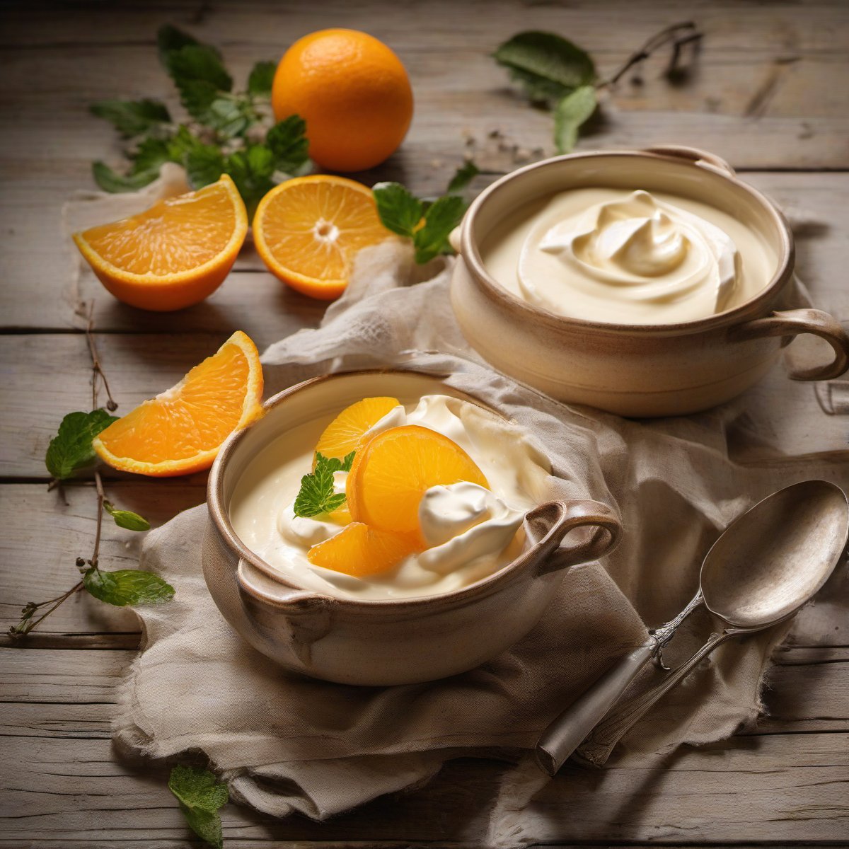 Pots de Crème a l’Orange — Fresh homemade recipe photo