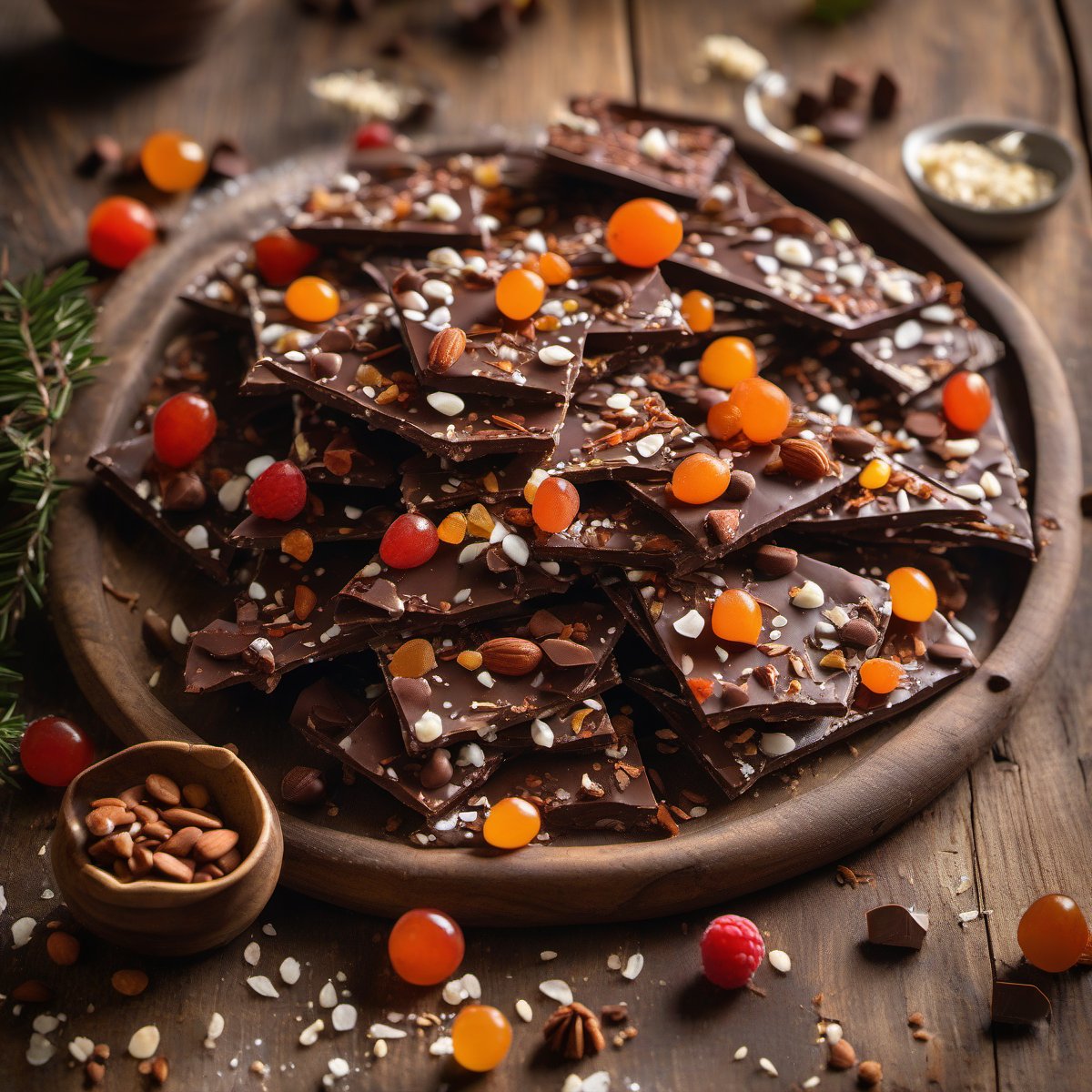 Salted, Seedy Chocolate Bark — Fresh homemade recipe photo