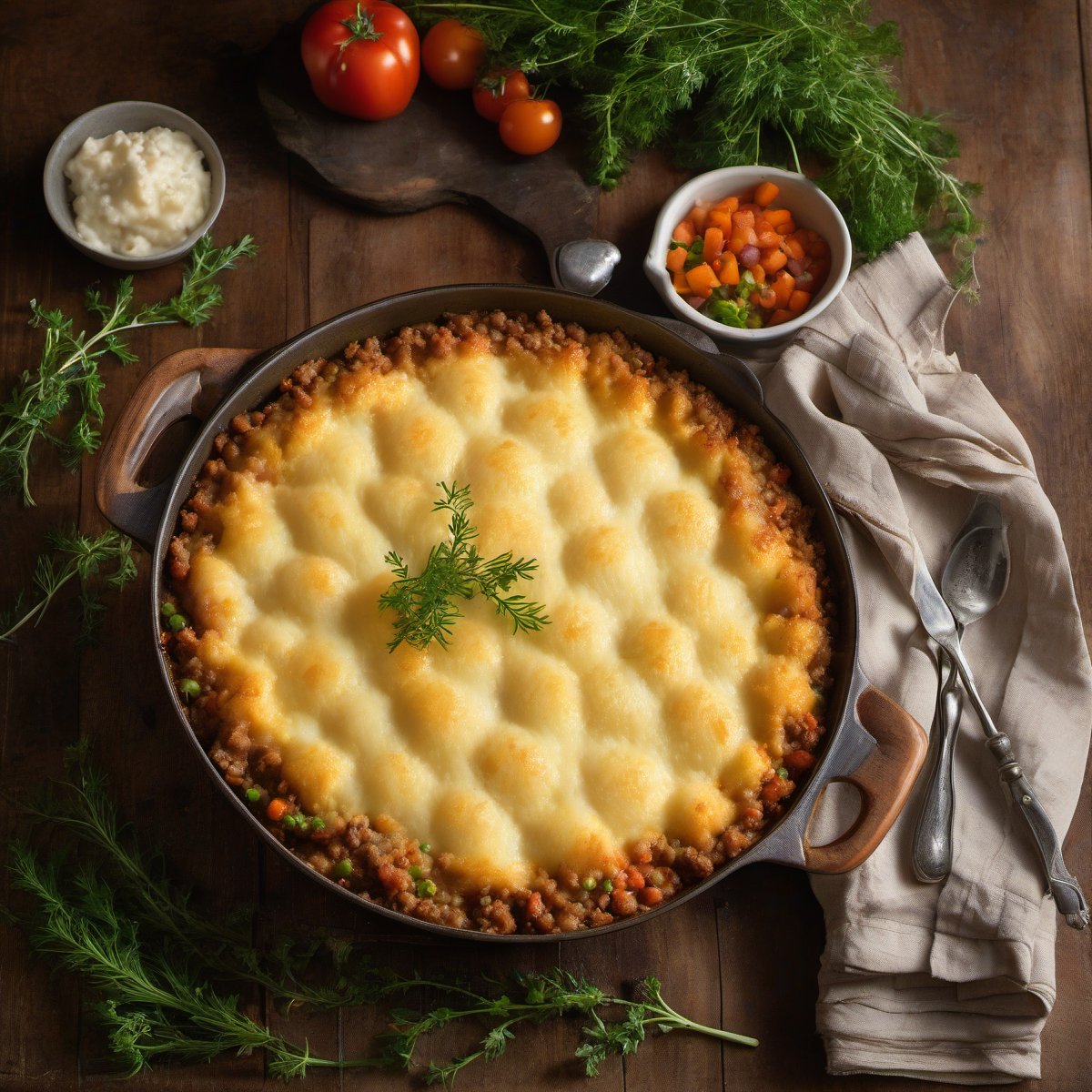 Country captain shepherd's pie — Fresh homemade recipe photo