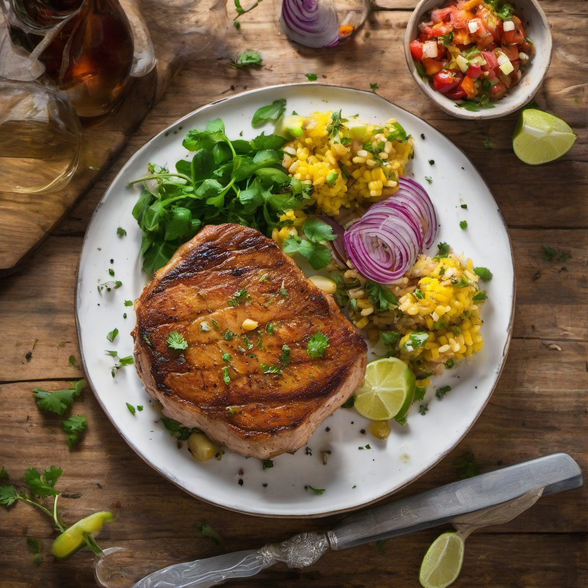 Cuban Pork Chops + Recipe Contest Reminder! — Fresh homemade recipe photo