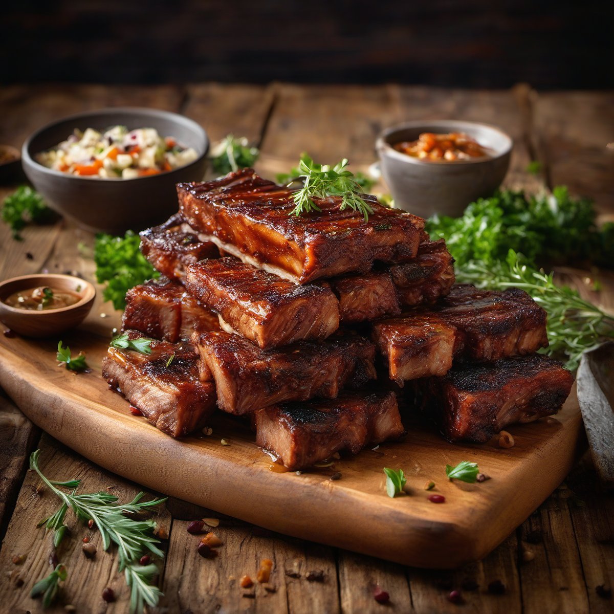 Jenga Ribs — Fresh homemade recipe photo