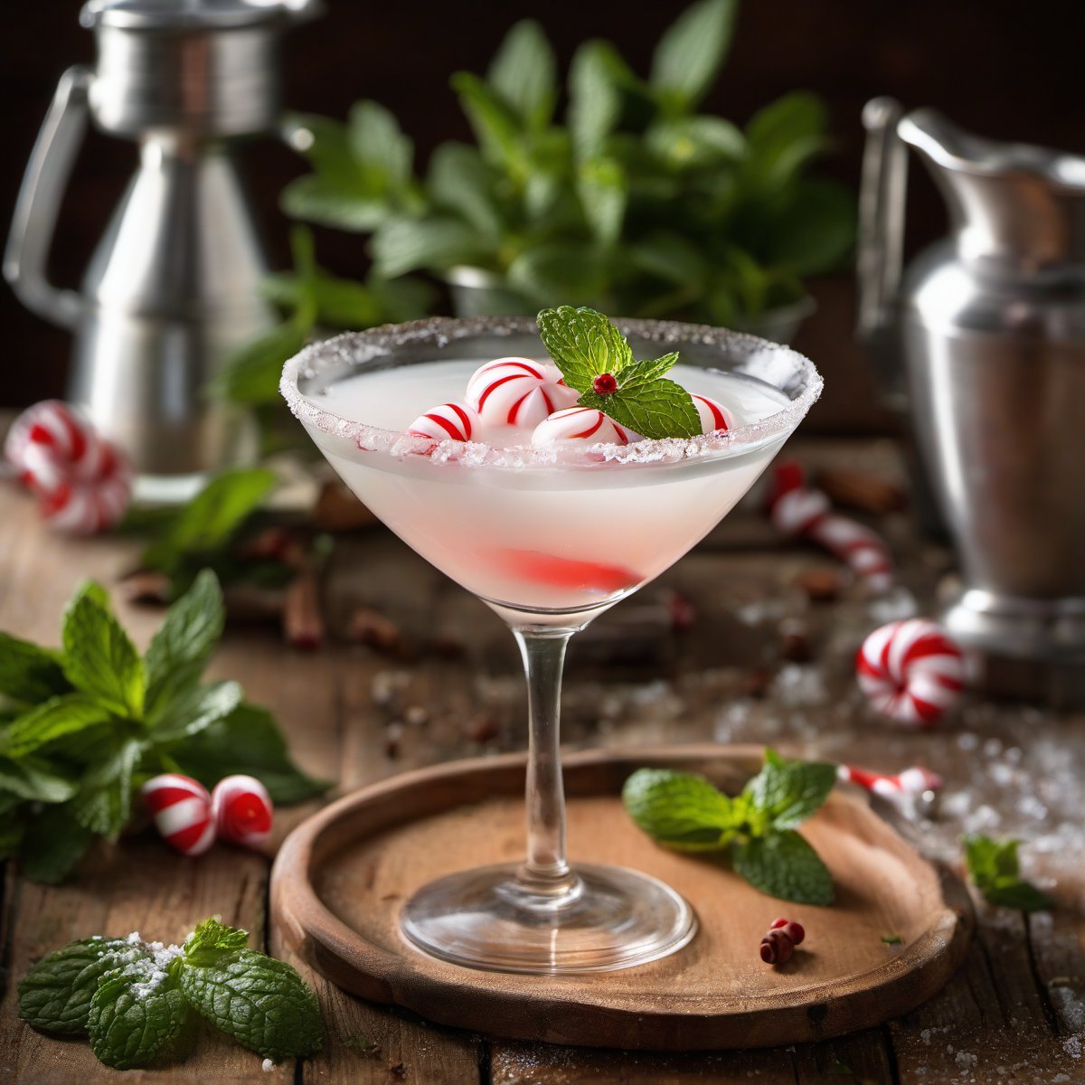 Peppermint Martini "Peppermintini" — Fresh homemade recipe photo