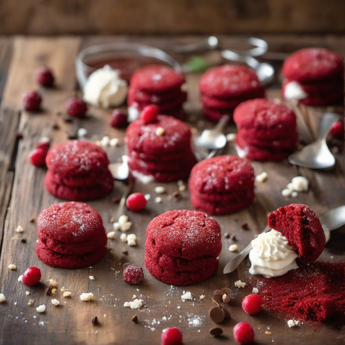 Red Velvet Cookie(s) Pops — Fresh homemade recipe photo