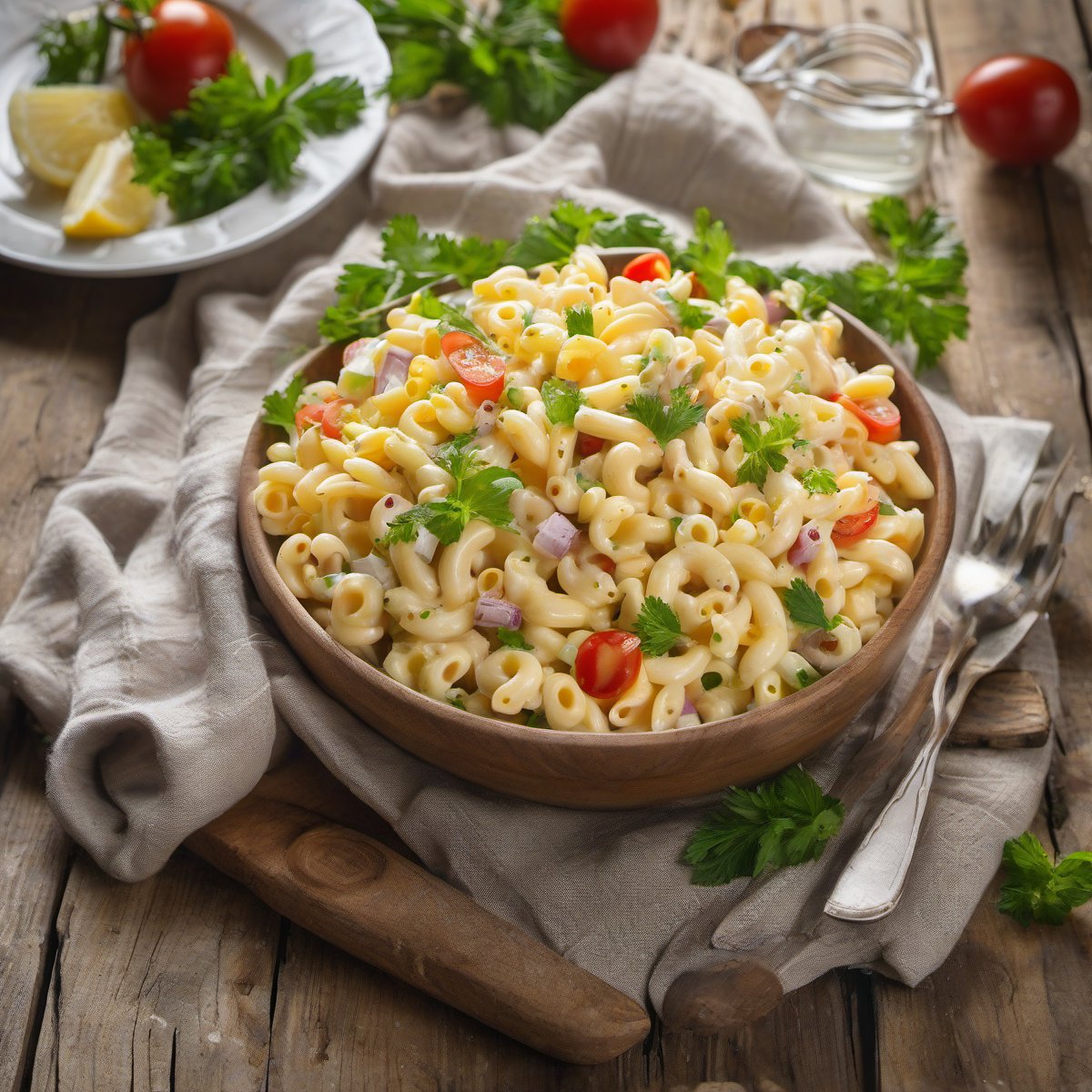 The Best Macaroni Salad Ever — Fresh homemade recipe photo