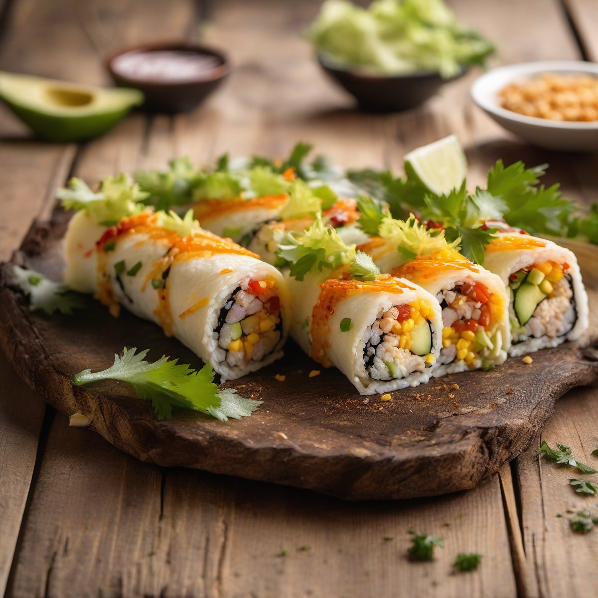 Tortilla Rollups (aka “Prairie Sushi”) — Fresh homemade recipe photo