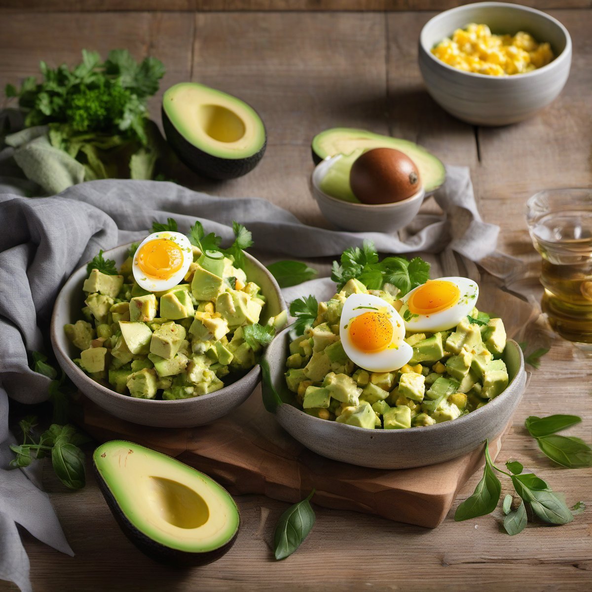 Avocado Egg Salad — Fresh homemade recipe photo