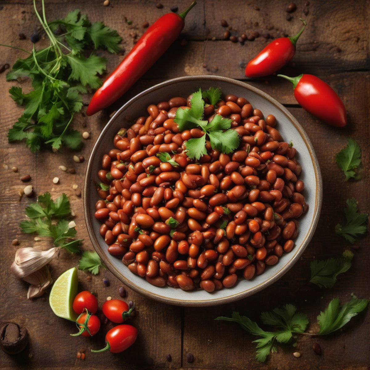 Spicy Beans — Fresh homemade recipe photo
