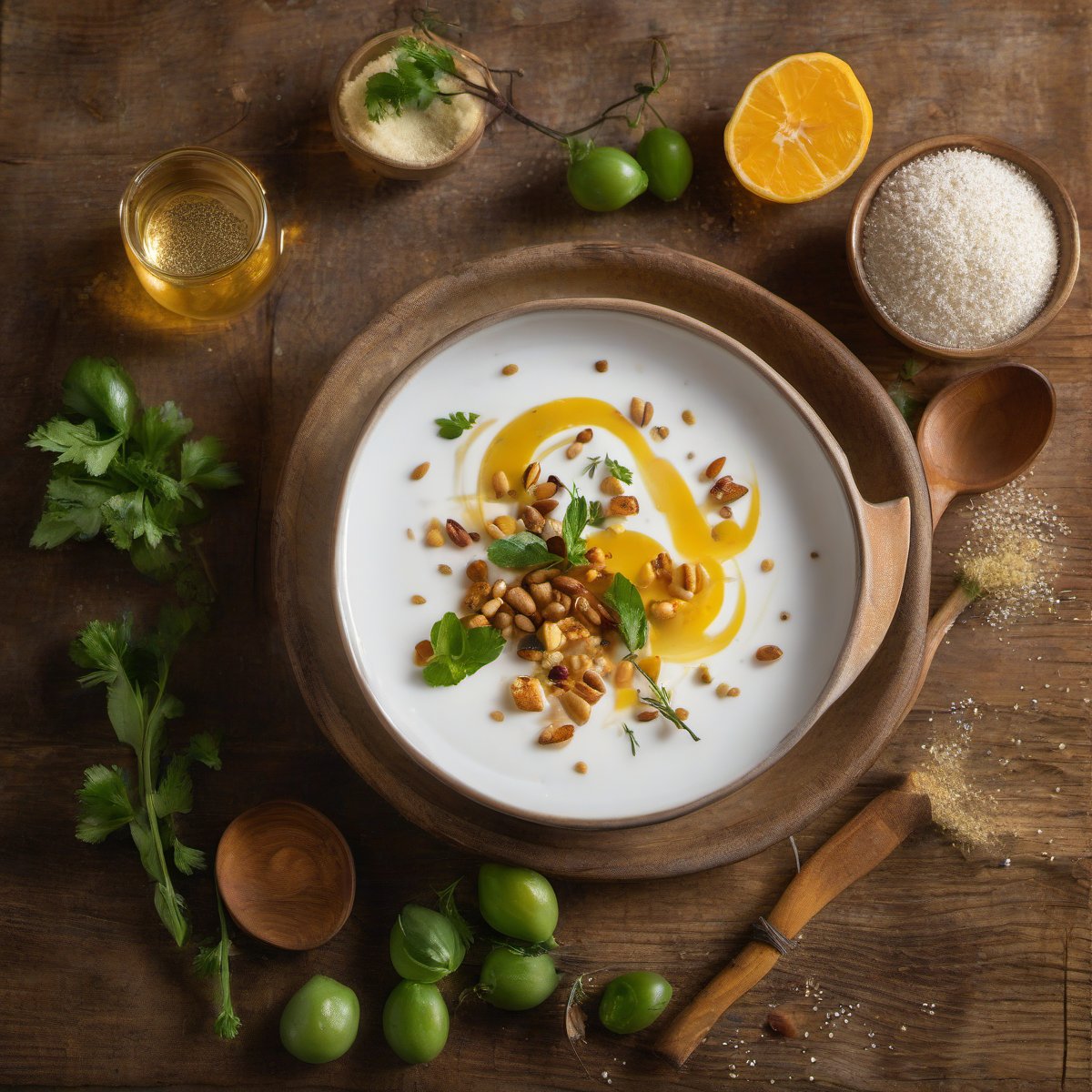 Ajo Blanco — Fresh homemade recipe photo