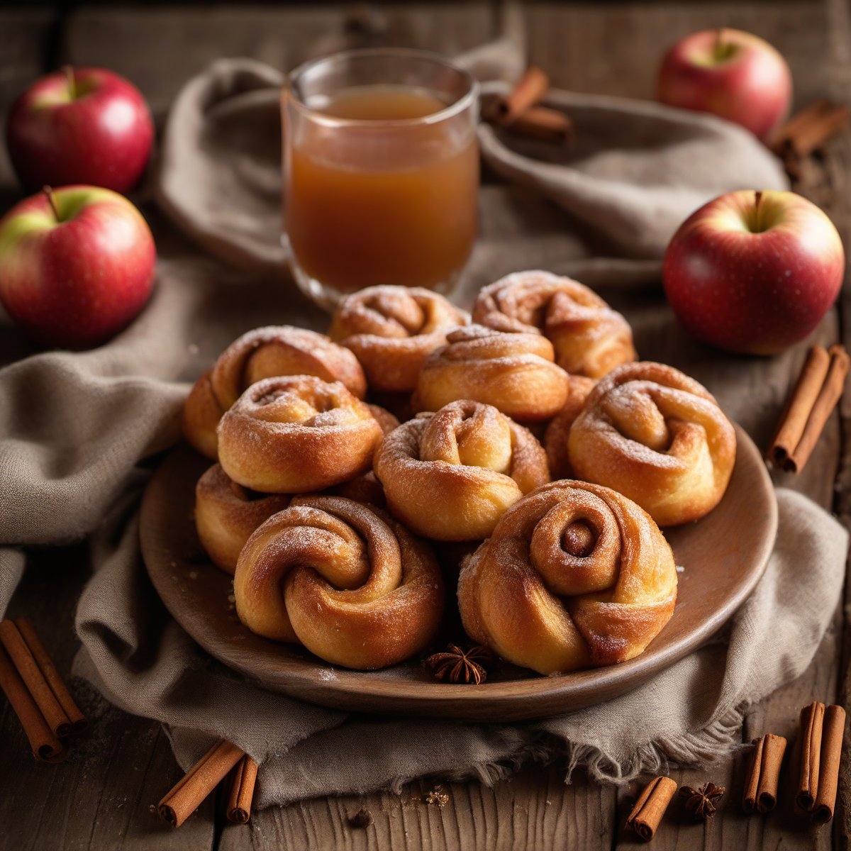 Apple Cider Cinnamon Knots — Fresh homemade recipe photo