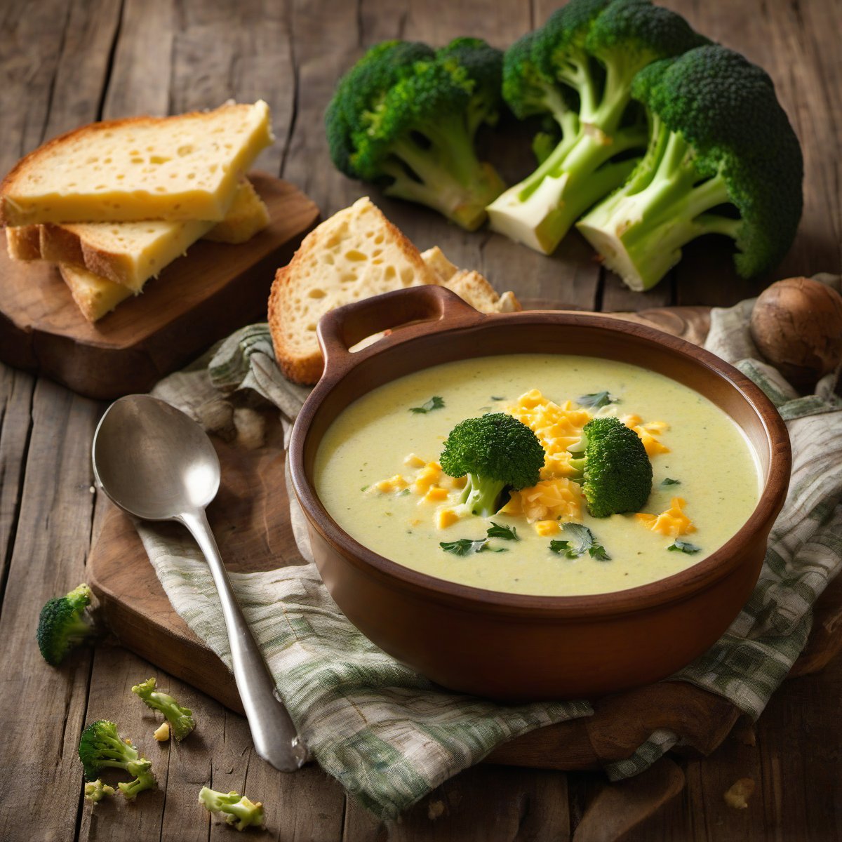 Broccoli-Cheese Soup — Fresh homemade recipe photo