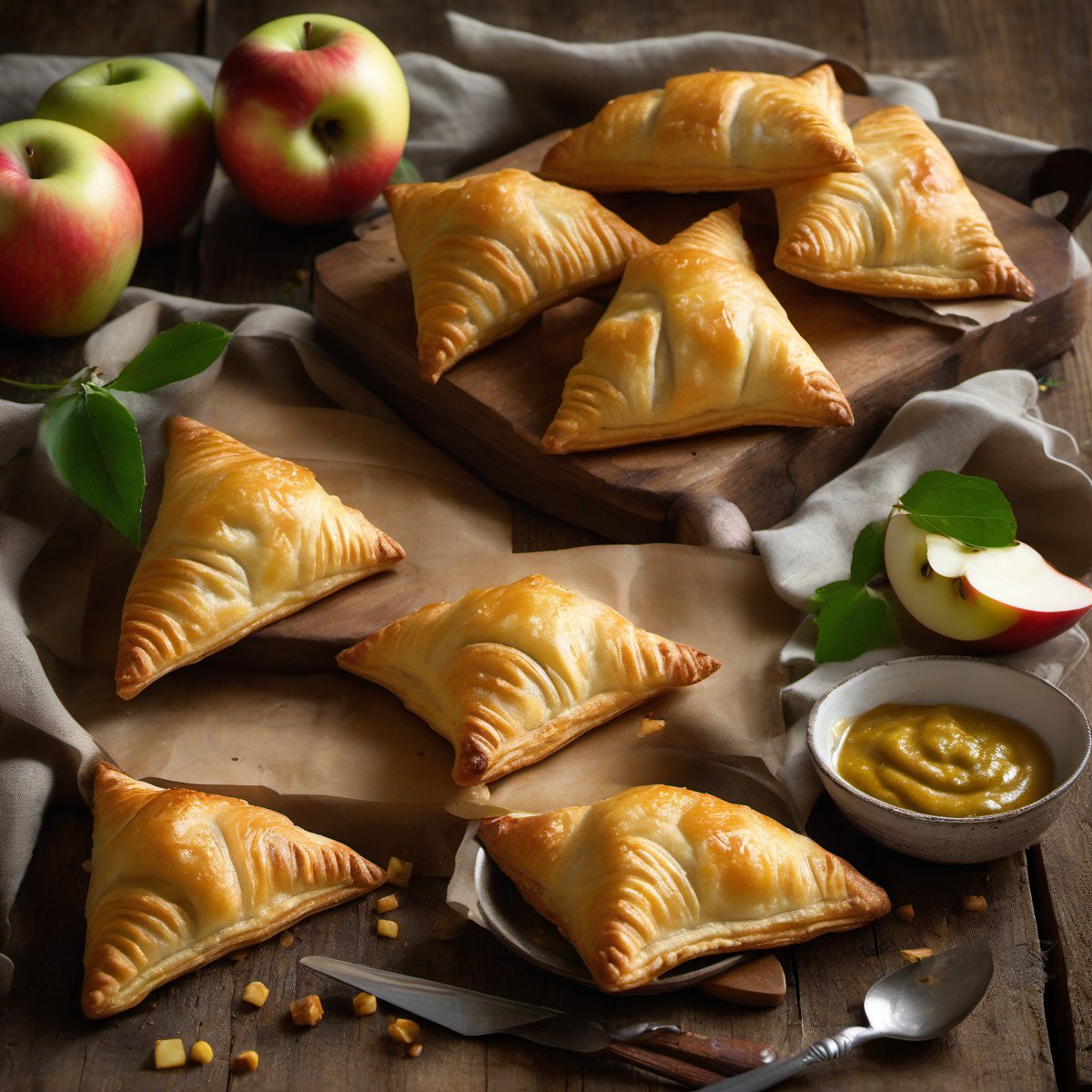 Curried Apple Turnovers — Fresh homemade recipe photo
