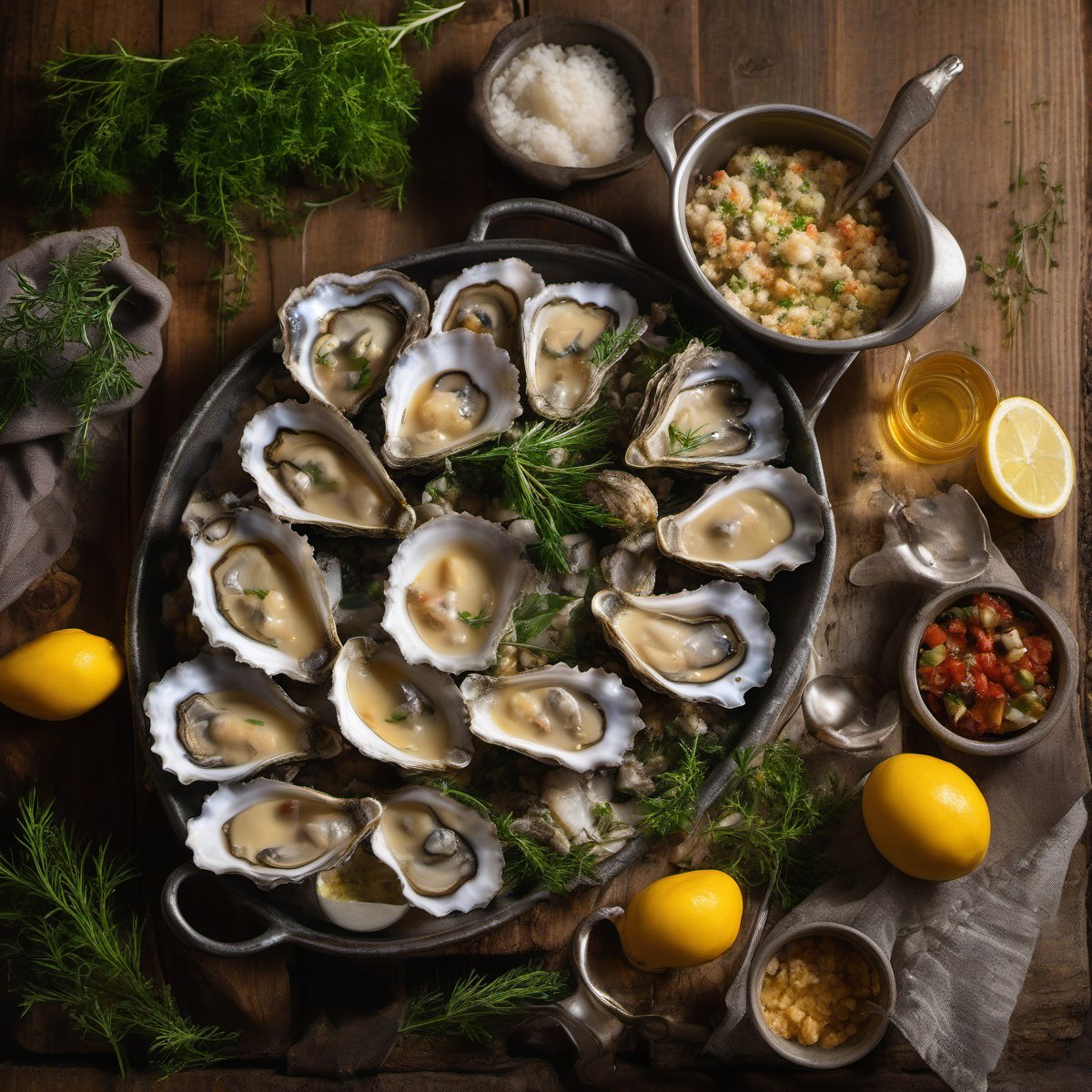 Oyster Dressing — Fresh homemade recipe photo