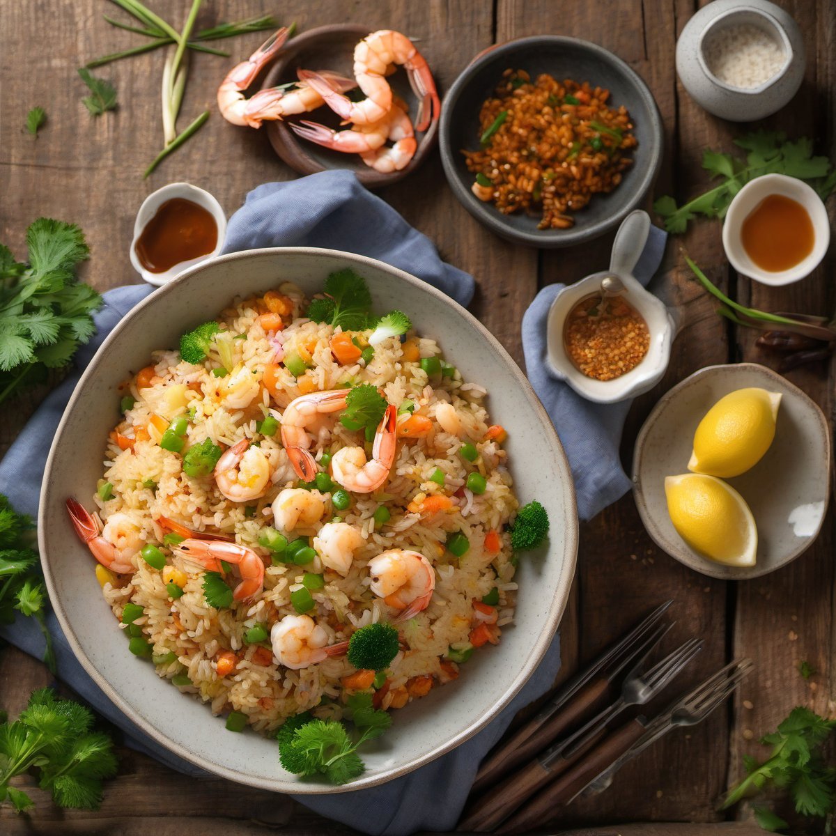 Shrimp Fried Rice — Fresh homemade recipe photo