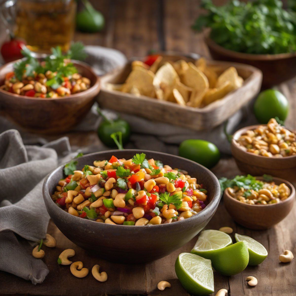 Smoked Cashew Salsa — Fresh homemade recipe photo
